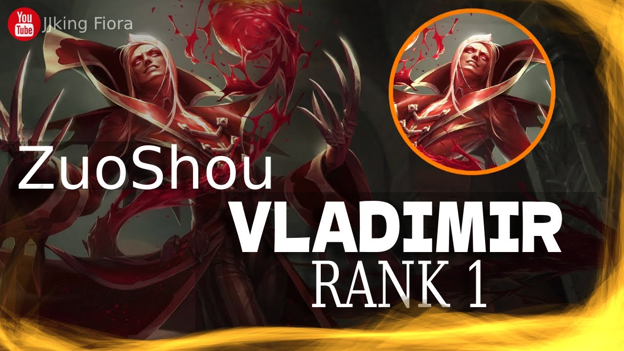 🔴 ZuoShou Vladimir vs  Yasuo - ZuoShou Rank 1 Vladimir Guide