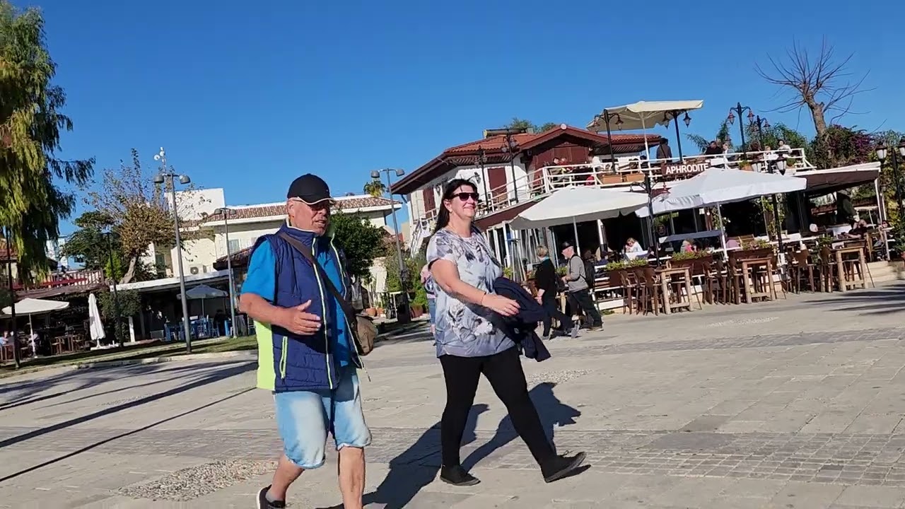 Turkey, Side, January 2023, walking near the sea