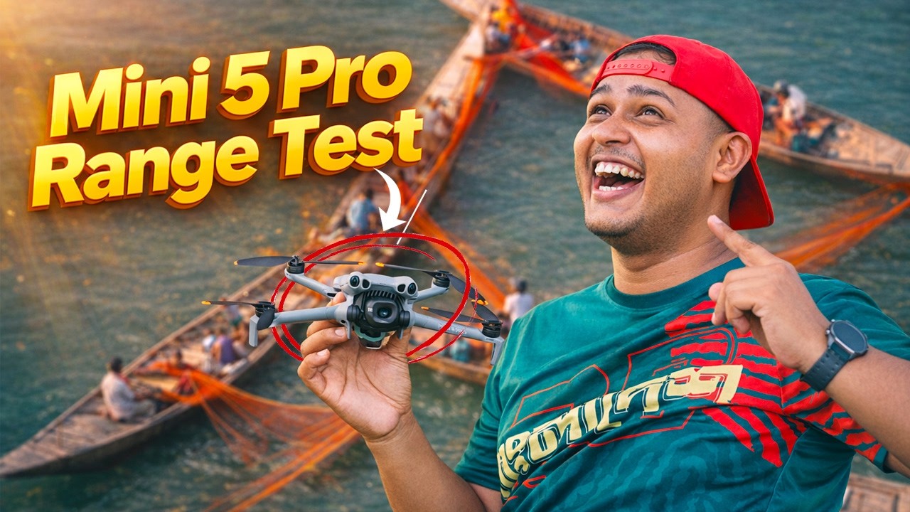 অবিশ্বাস্য ১৪ কিলোমিটার এক ফ্লাইটে | Dji Mini 5 Pro Range Test | DroneMaster