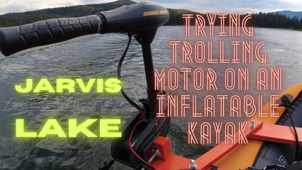 Minn Kota 32 lbs trust on an Inflatable Kayak