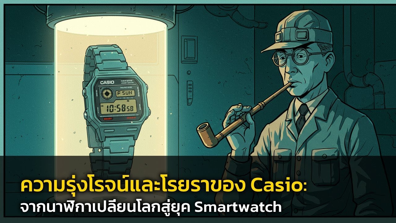 ✨ ความรุ่งโรจน์และโรยราของ Casio: จากนาฬิกาเปลี่ยนโลกสู่ยุค Smartwatch
