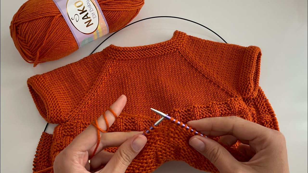 ÇOK ŞIK BEBEK YELEĞİ ANLATIMI🧶YAKADAN BAŞLAMA ÇOK YAPIMI KOLAY BEBEK YELEĞİ🧶#babyknitting #bebekorgu