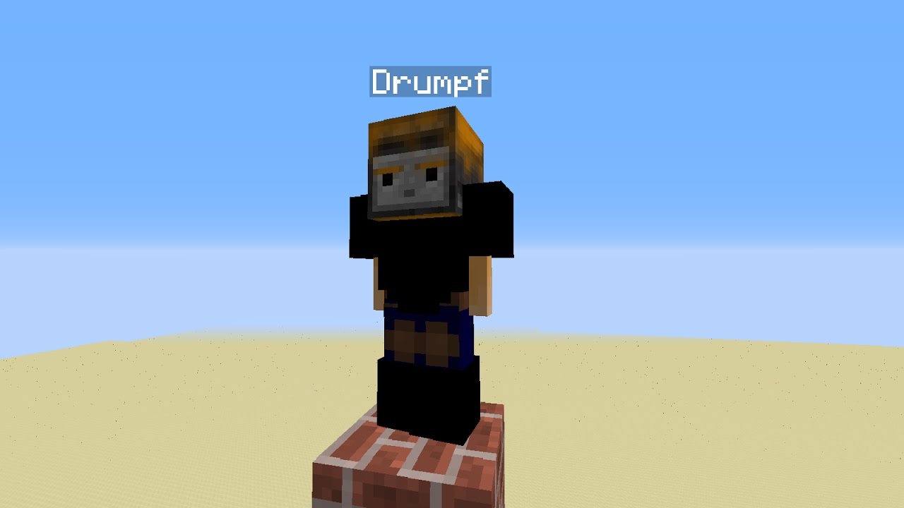 Mr. Donald Drumpf in Minecraft!