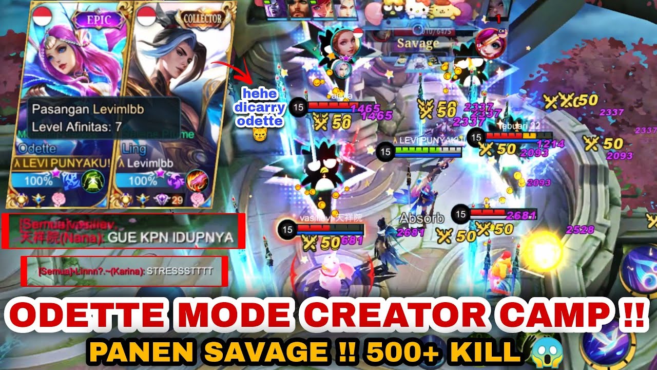 ODETTE MODE CREATION CAMP UDA KAYA PEMBANTAIAN MASAL!! 😭😭