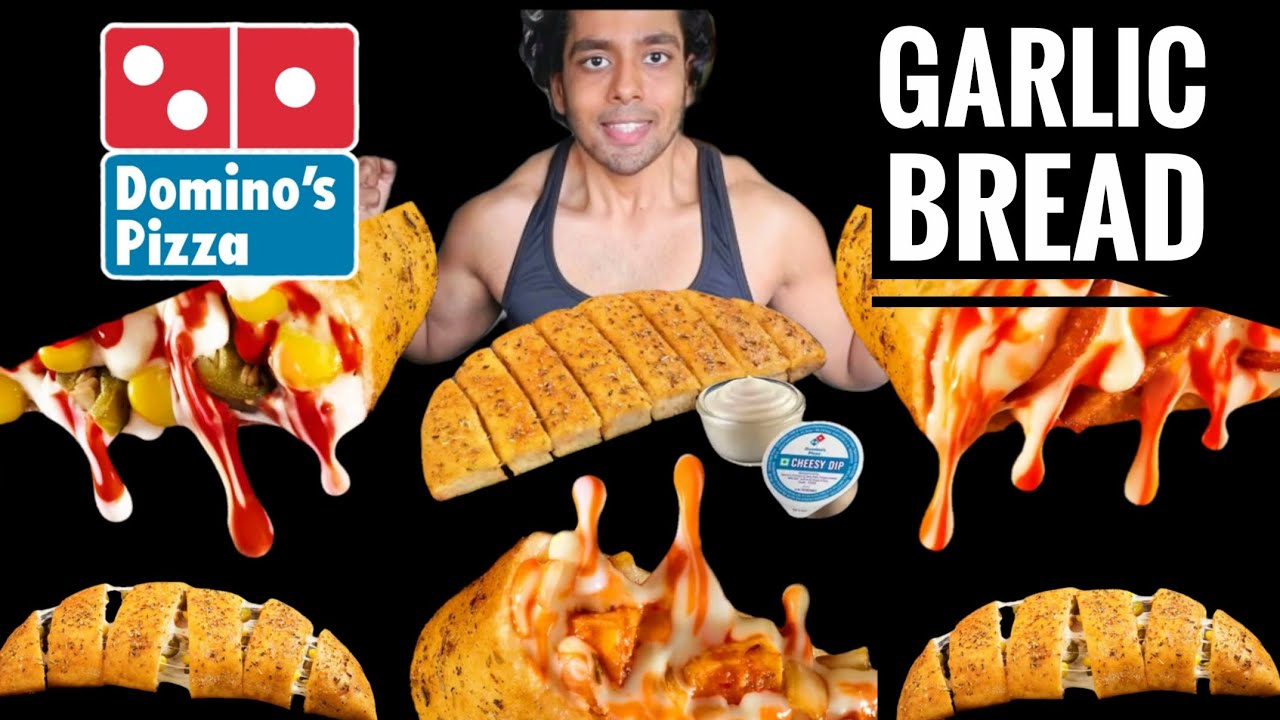 Every Dominos Garlic Bread Review I Eating Challenge
