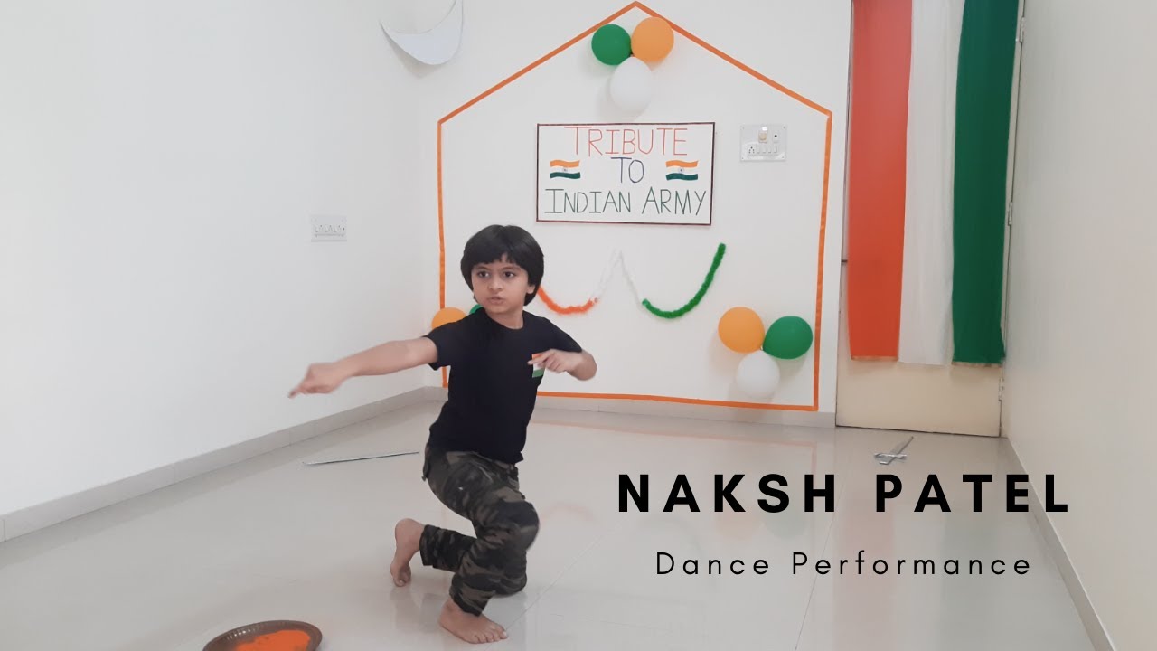 Teri Mitti  Kesari | Kids Dance (Tribute To Indian Army) - By Naksh Patel | SOLO DANCE COMPETITION