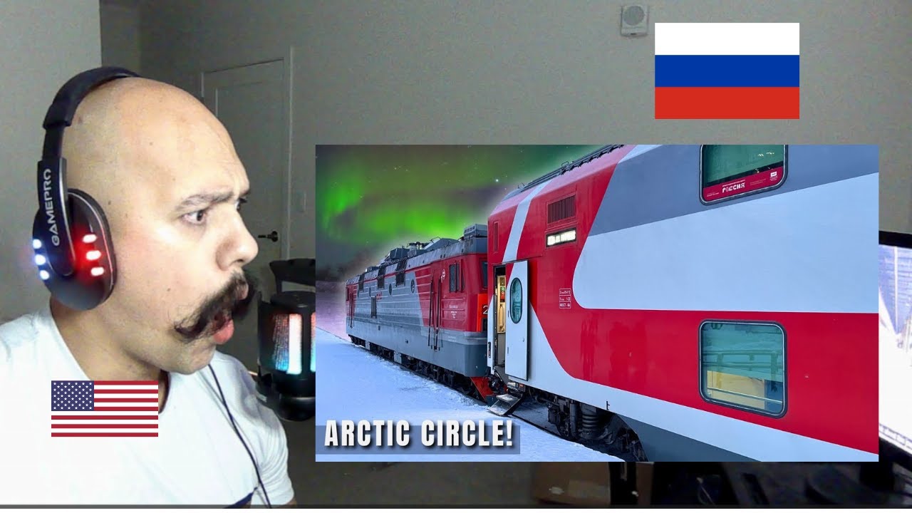 Reacting to 24 Hours on Russia’s ARCTIC CIRCLE Double Decker Sleeper Train in Winter  Murmansk