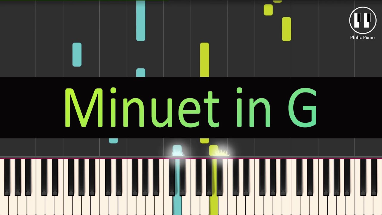 Minuet in G - Christian Petzold (Bach) - EASY Piano Tutorial