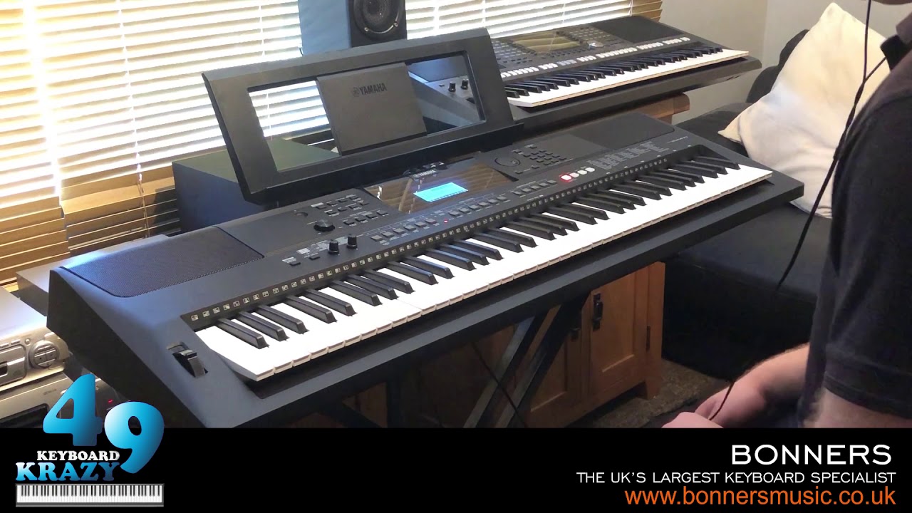 The New Yamaha PSR-EW410 Keyboard - 758 Sounds Part 3/3