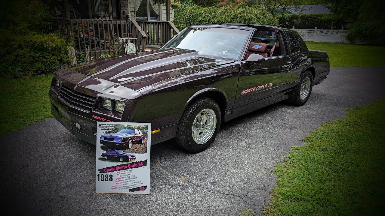 1988 Chevy Monte Carlo SS For Sale~400 4 Bolt Main~T-Tops~Runs Great, Only $12,500!