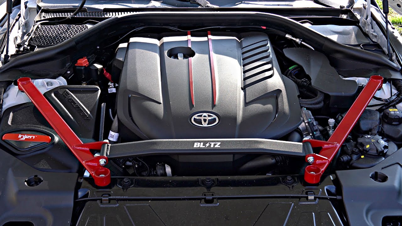 Toyota Supra Blitz Front Strut Tower Bar