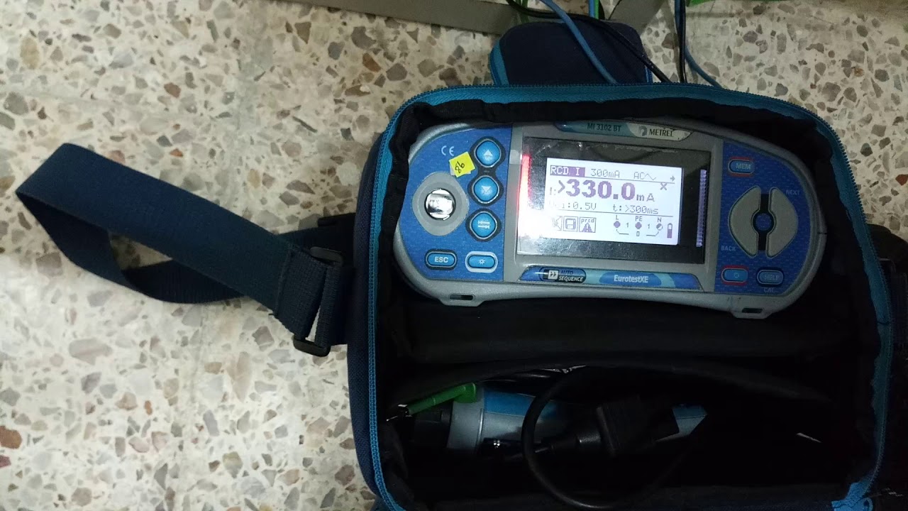 yangın koruma rölesinin, metrel mi 3102 bt ile test ölçümü