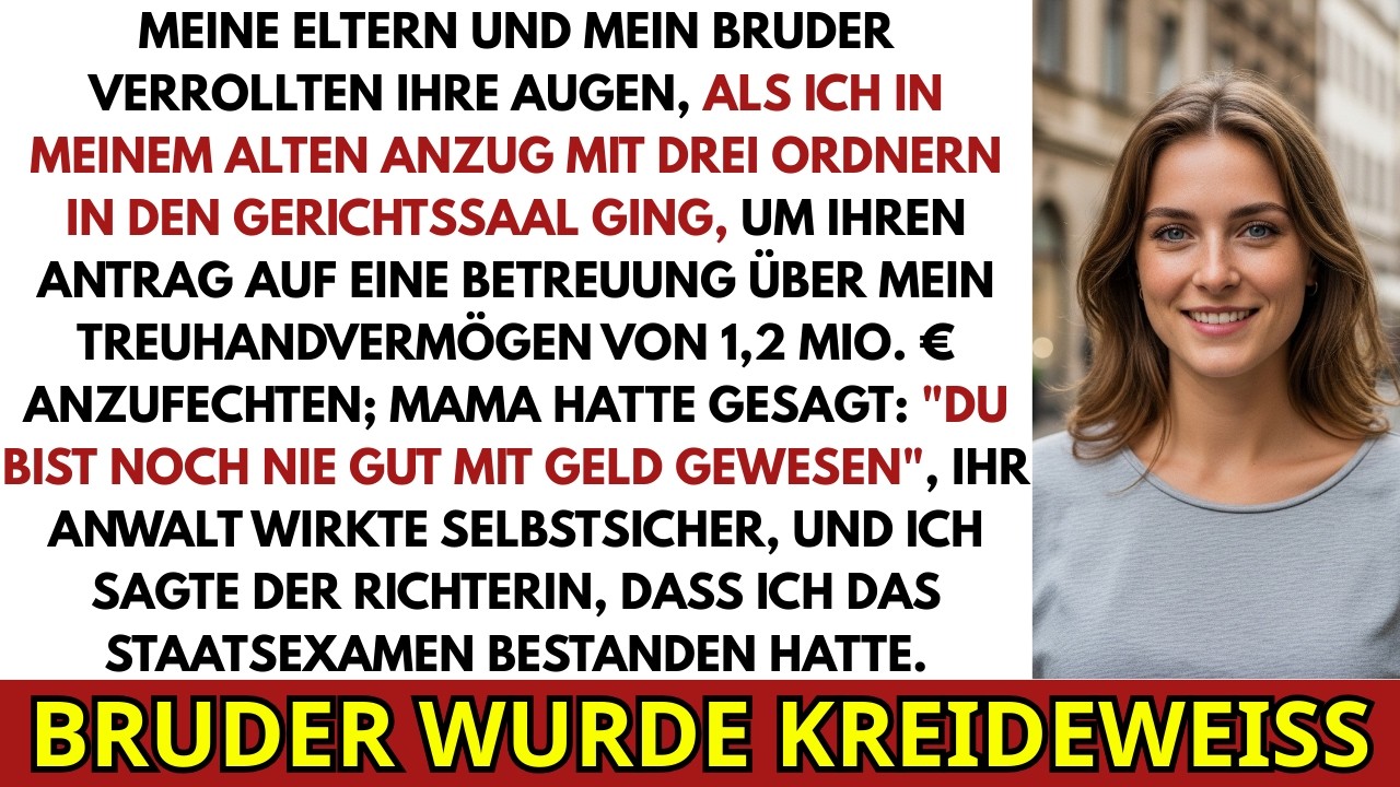 Meine Eltern Rollten Mit Den Augen, Als Ich Den Gerichtssaal Betrat, Doch Die Richterin Staunte