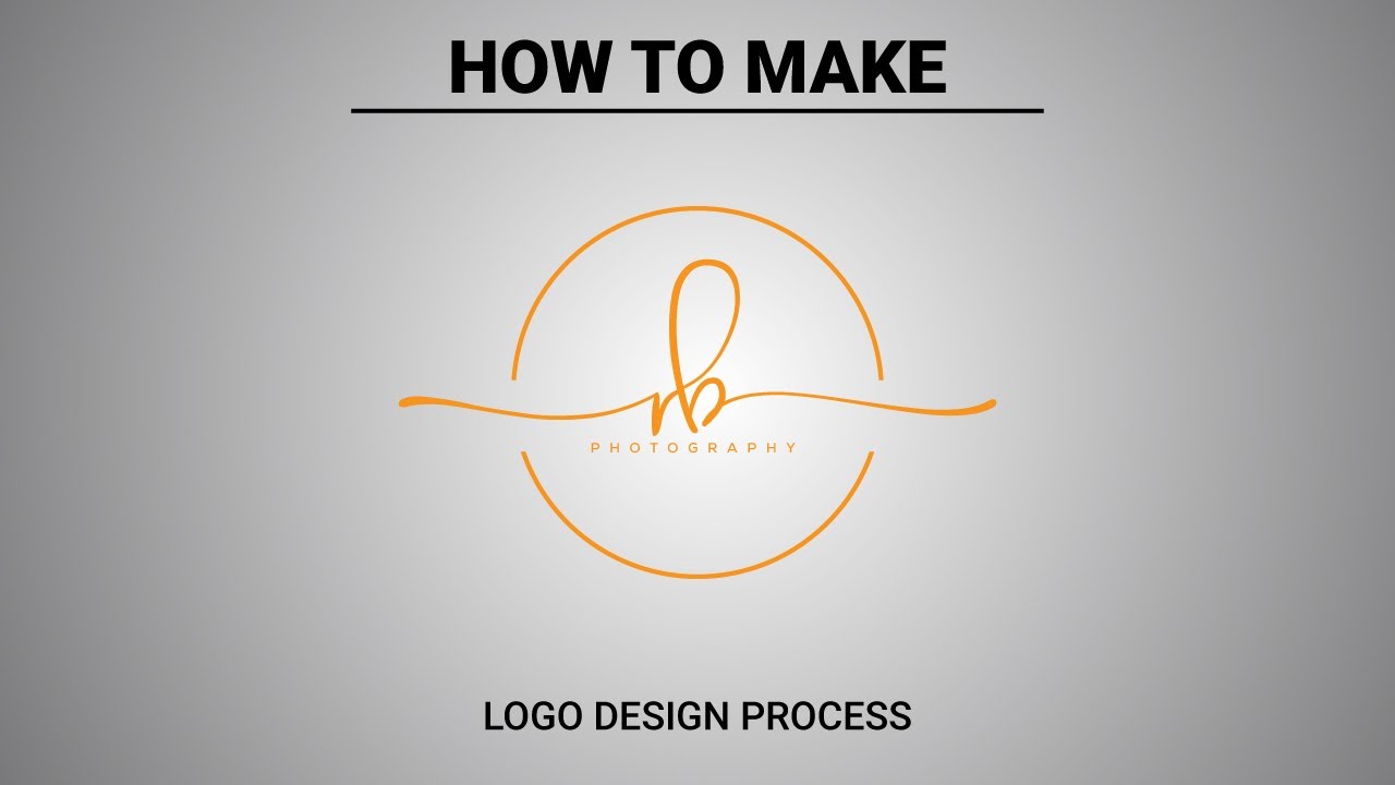 How to Make Professional Photography logo For client ||  Adobe Illustrator cc ||