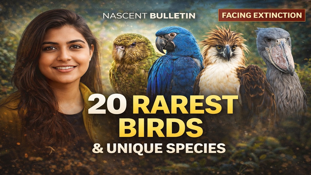 20 Rarest Birds in the World Fighting for Survival | Most Unique Birds on Earth | Nascent Bulletin