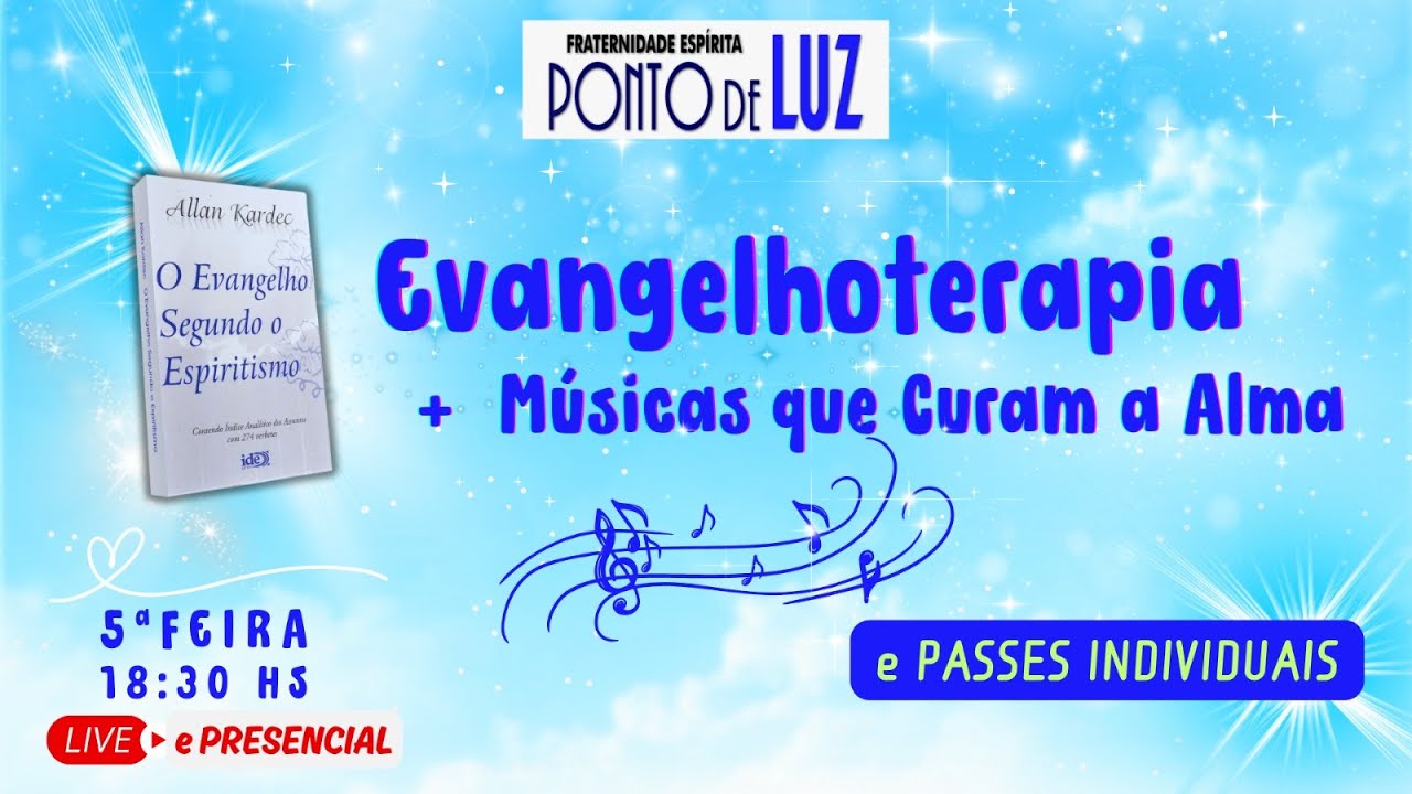 #EVANGELHOTERAPIA e MÚSICAS QUE CURAM A ALMA em 05/03/26