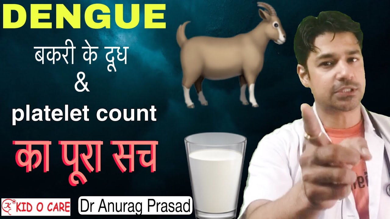 Dengue Vlog 1: Does Goat Milk increase Platelets - by Dr Anurag Prasad | Thrombocytopenia Fluid Leak