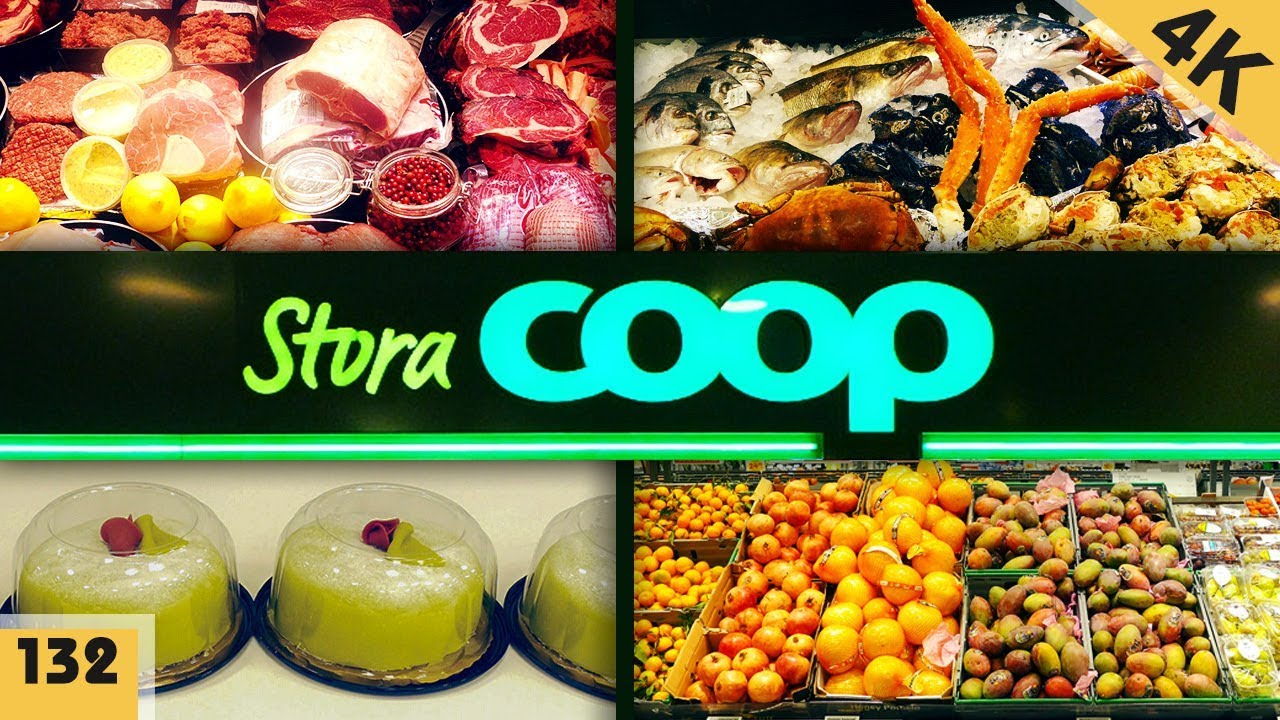 Супермаркет Coop в Тюресё (Стокгольм, Швеция)