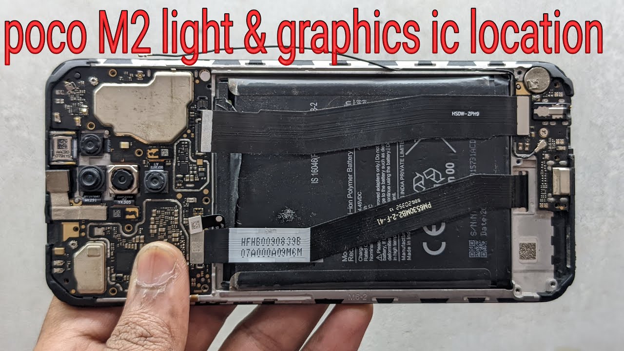 poco M2 light & graphics problem solution | poco M2 light & graphics ic location