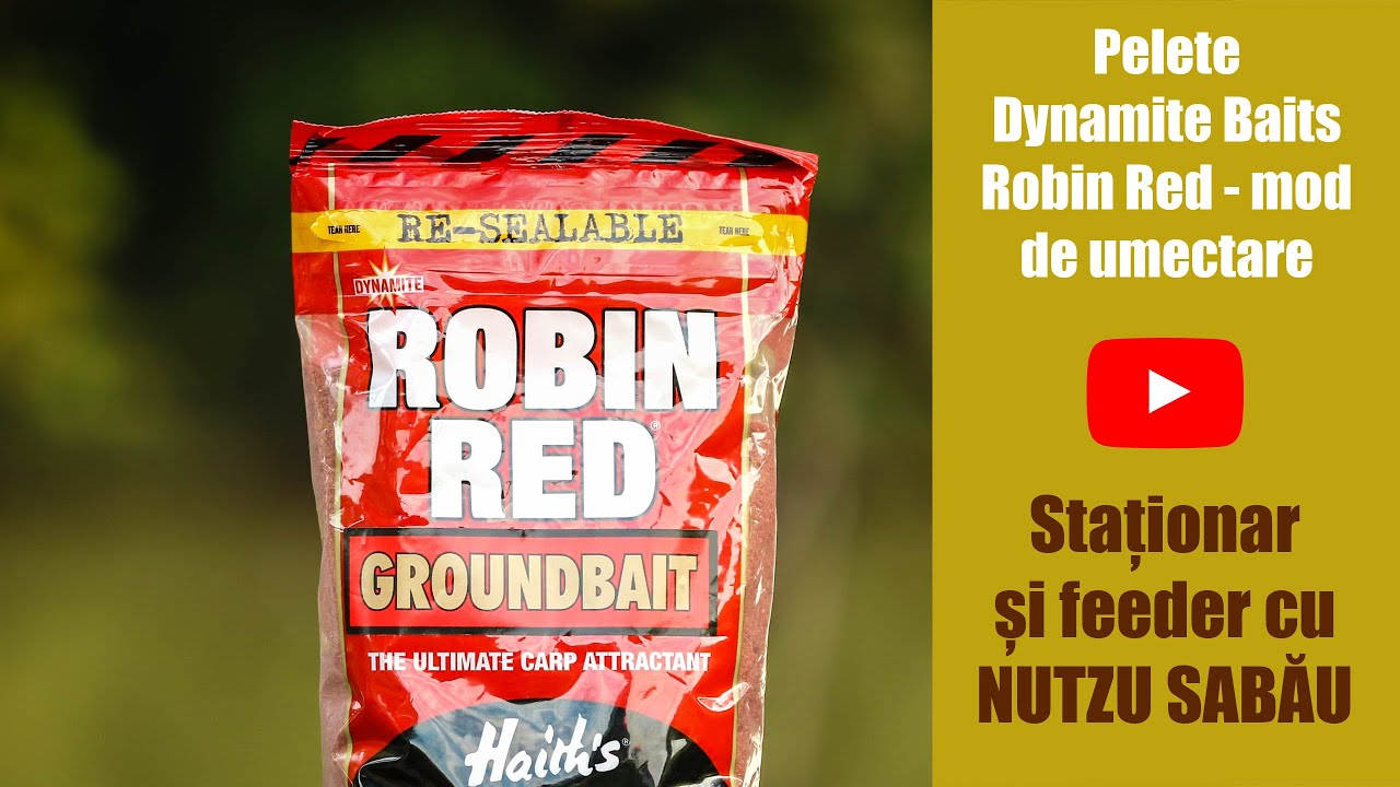 Pelete Dynamite Baits Robin Red- Mod de umectare