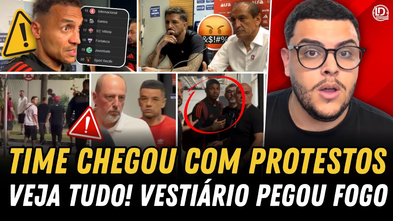 🔴⚠️ PROTESTO, TUMULTO E TENS&Atilde;O: VEJA A CHEGADA DO INTER EM POA | VESTI&Aacute;RIO PEGA FOGO E AS REVELA&Ccedil;&Otilde;ES