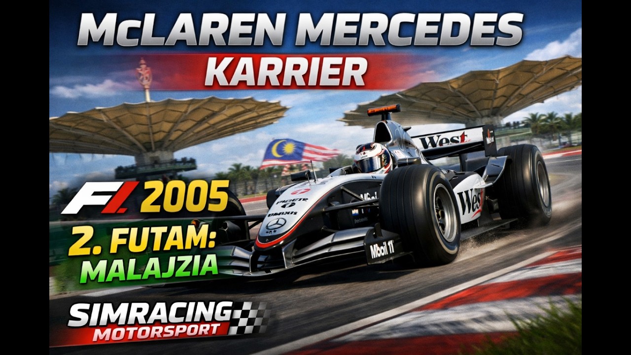 F1 2005 - McLaren Mercedes Visszatekintő - #2 Malaysia  #Race