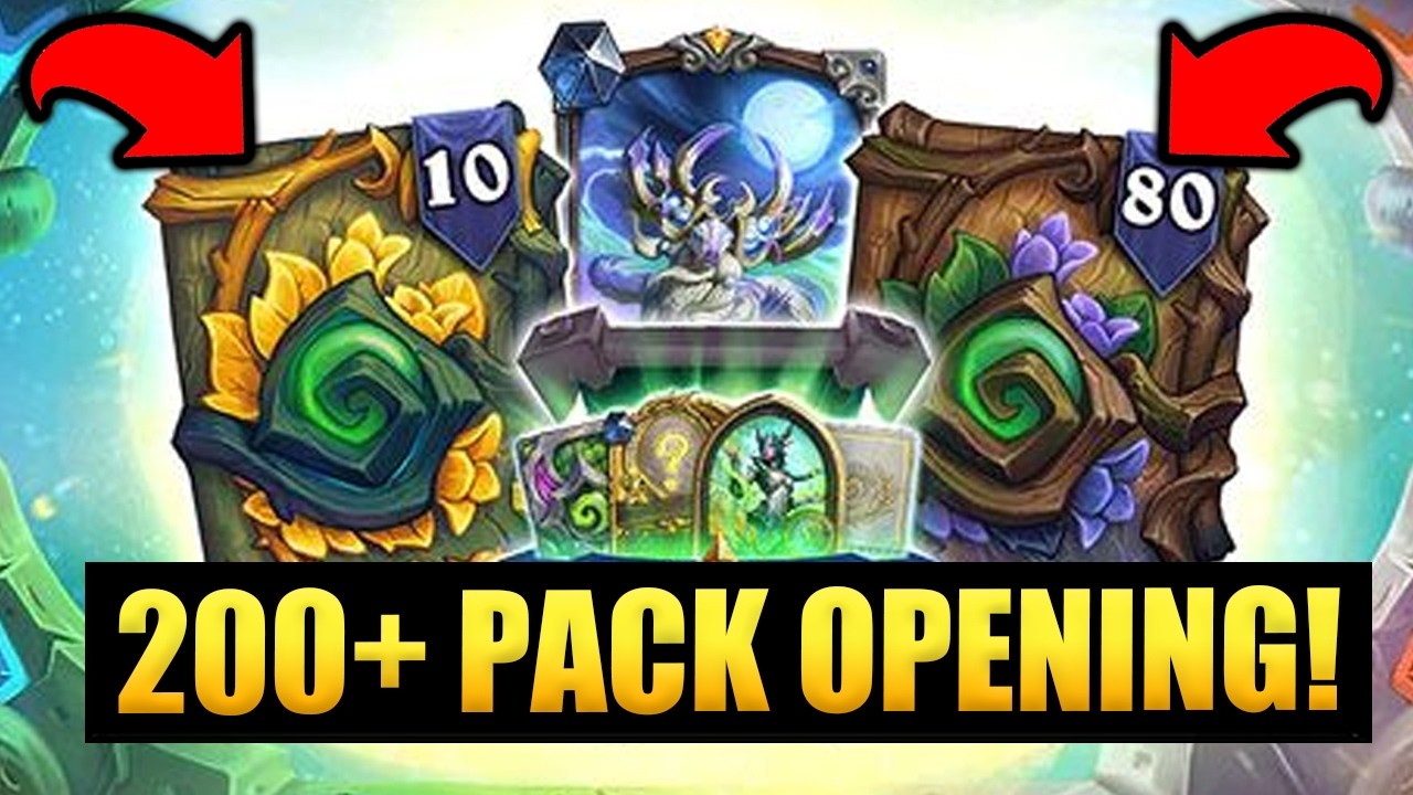 My BEST 200+ Pack Opening Yet! | Into The Emerald Dream Hearthstone
