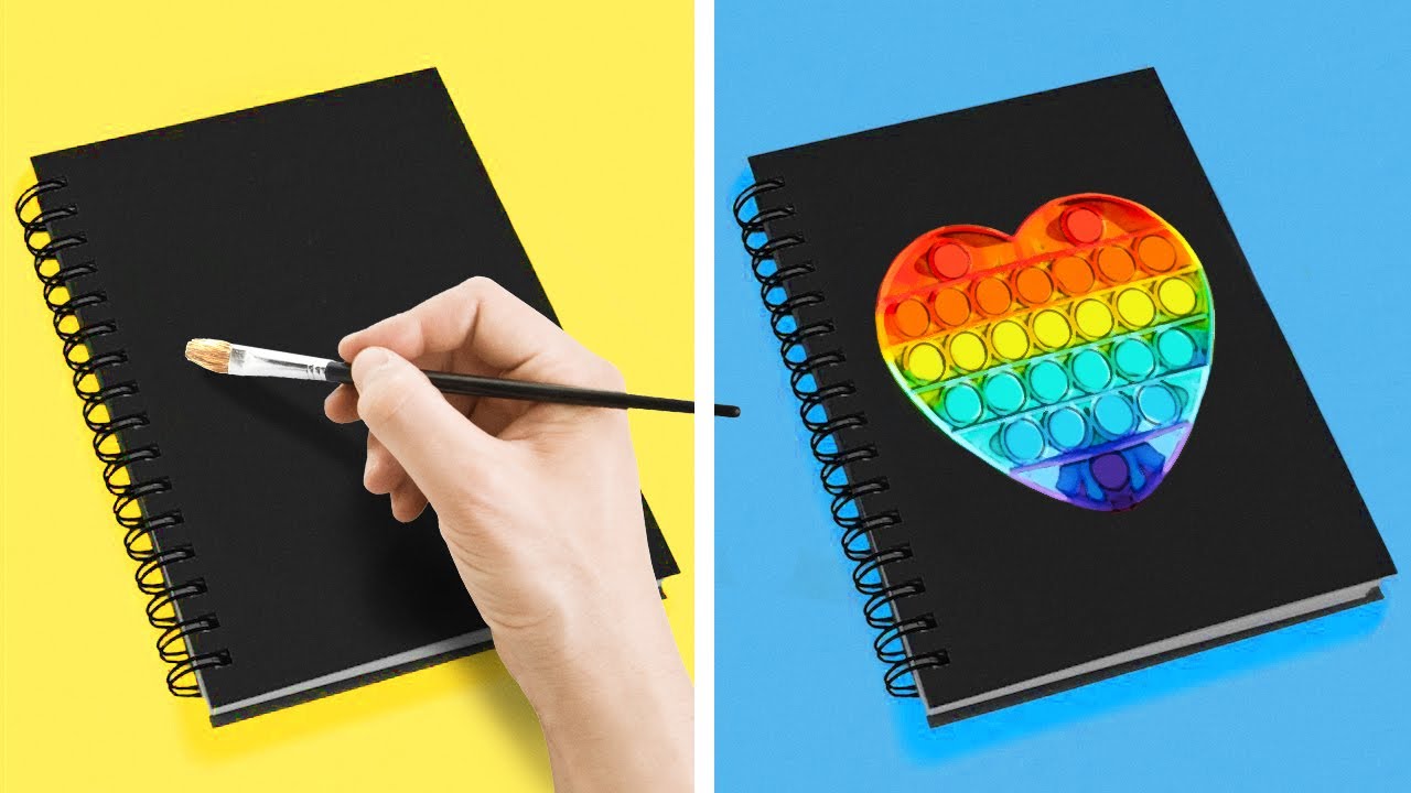 LUSTIGE DIY-SCHUL-HACKS || Einfache Bastelideen und Hacks f&uuml;r die Schule! auf 123 GO Like!