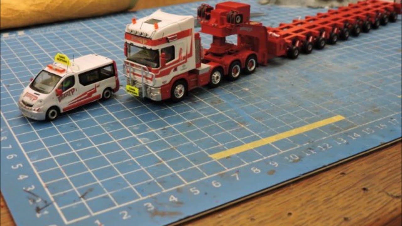 Reproduction d'un ensemble des Transports Brame 1/87