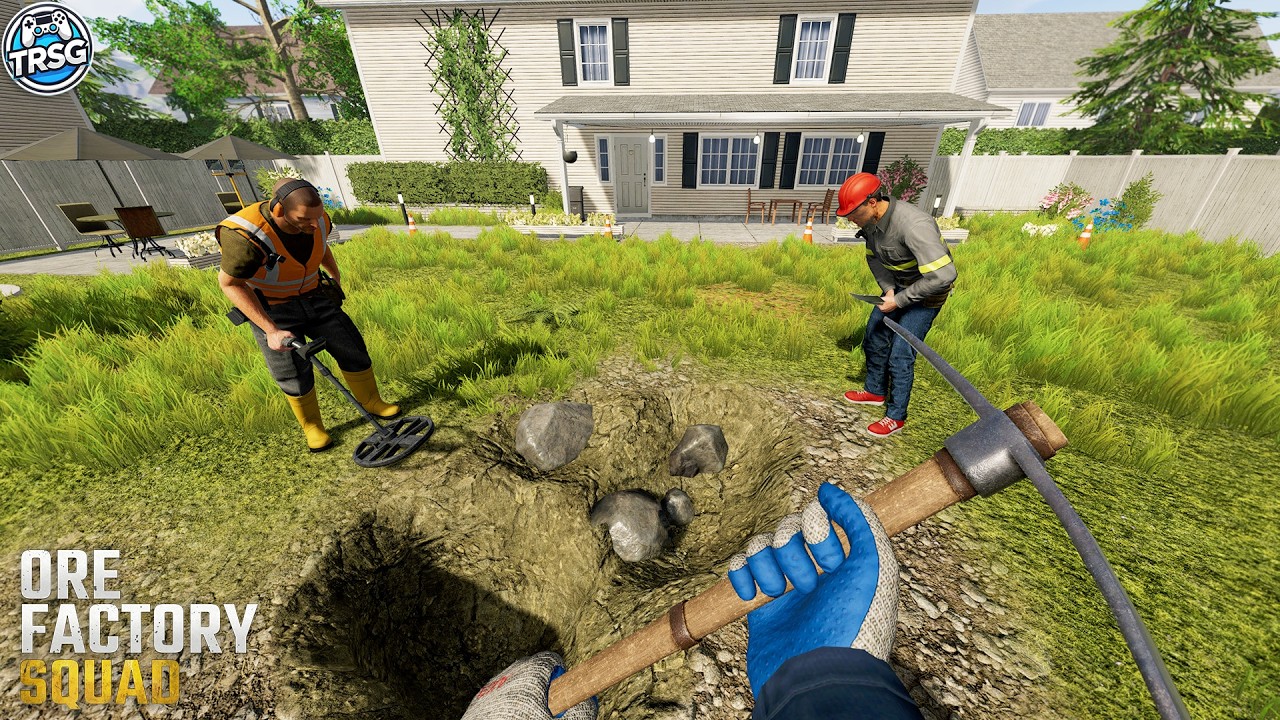 New Mining and Factory Building Sim Game - Ore Factory Squad