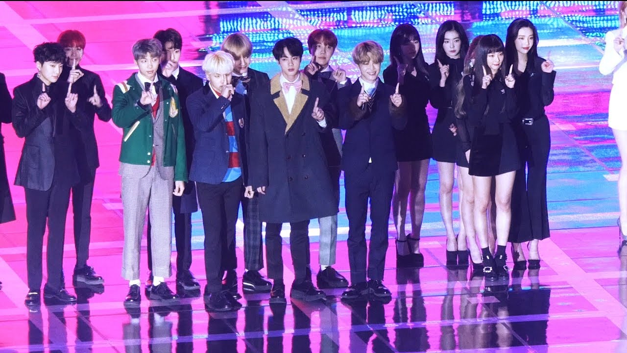 방탄소년단 BTS,  레드벨벳 RED VELVET focus _ 오프닝 무대 OPENNING _ SBS 가요대전 171225