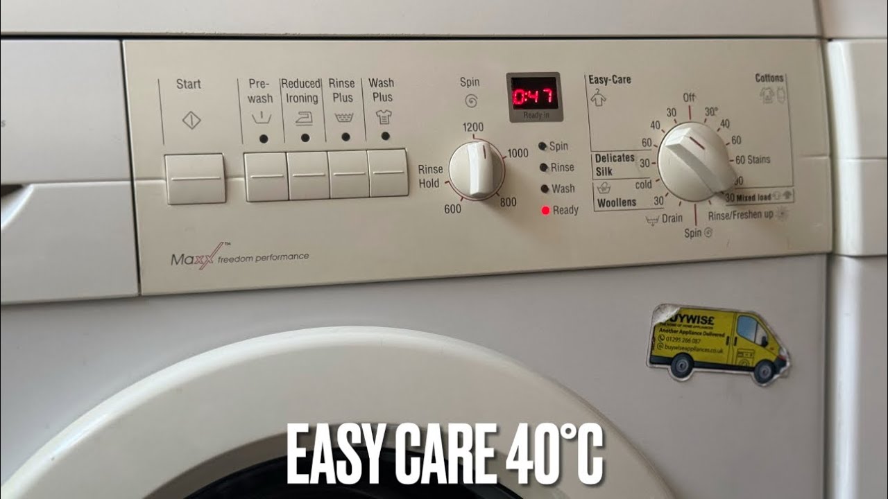 Bosch Classixx 1200 Express WFO2467GB/15 - Easy Care 40°C