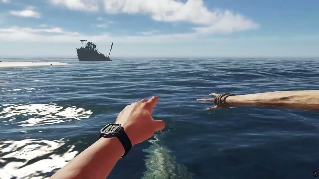 Stranded Deep Día/Day 25 - Balsa volcada y esqueletos / Capsized raft and skeletons