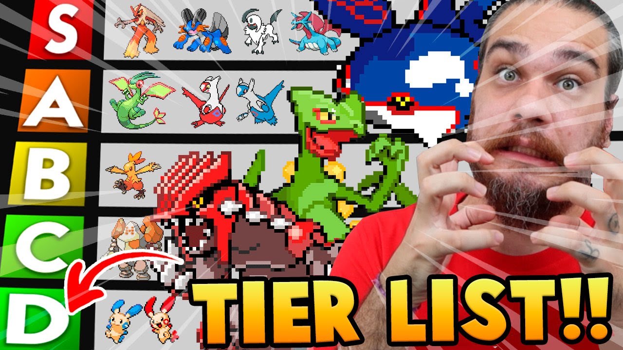 RANQUEANDO TODOS POKÉMON DA GEN 3 DO MAIS FEIO AO MAIS BONITO !!