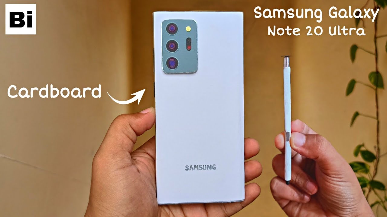 Samsung Galaxy Note 20 Ultra From Cardboard | How to Make