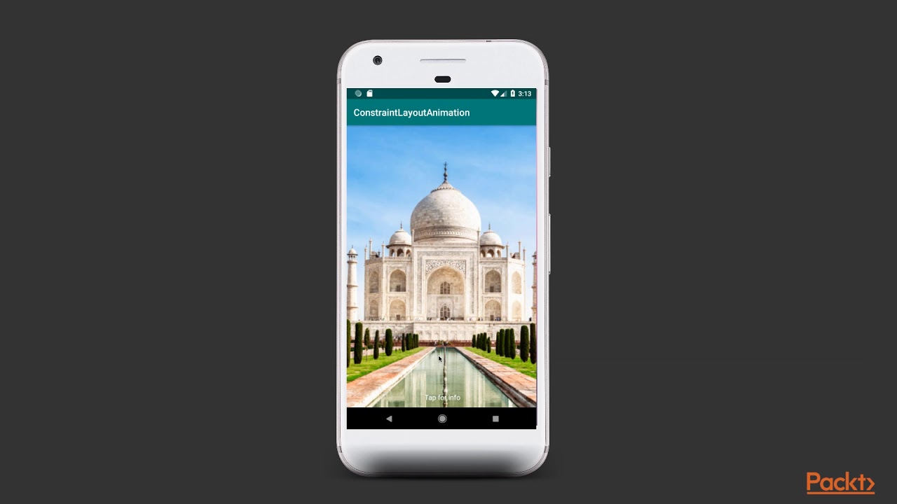 Hands-On Android Animations :Use ConstraintLayout & ConstraintSet| packtpub.com