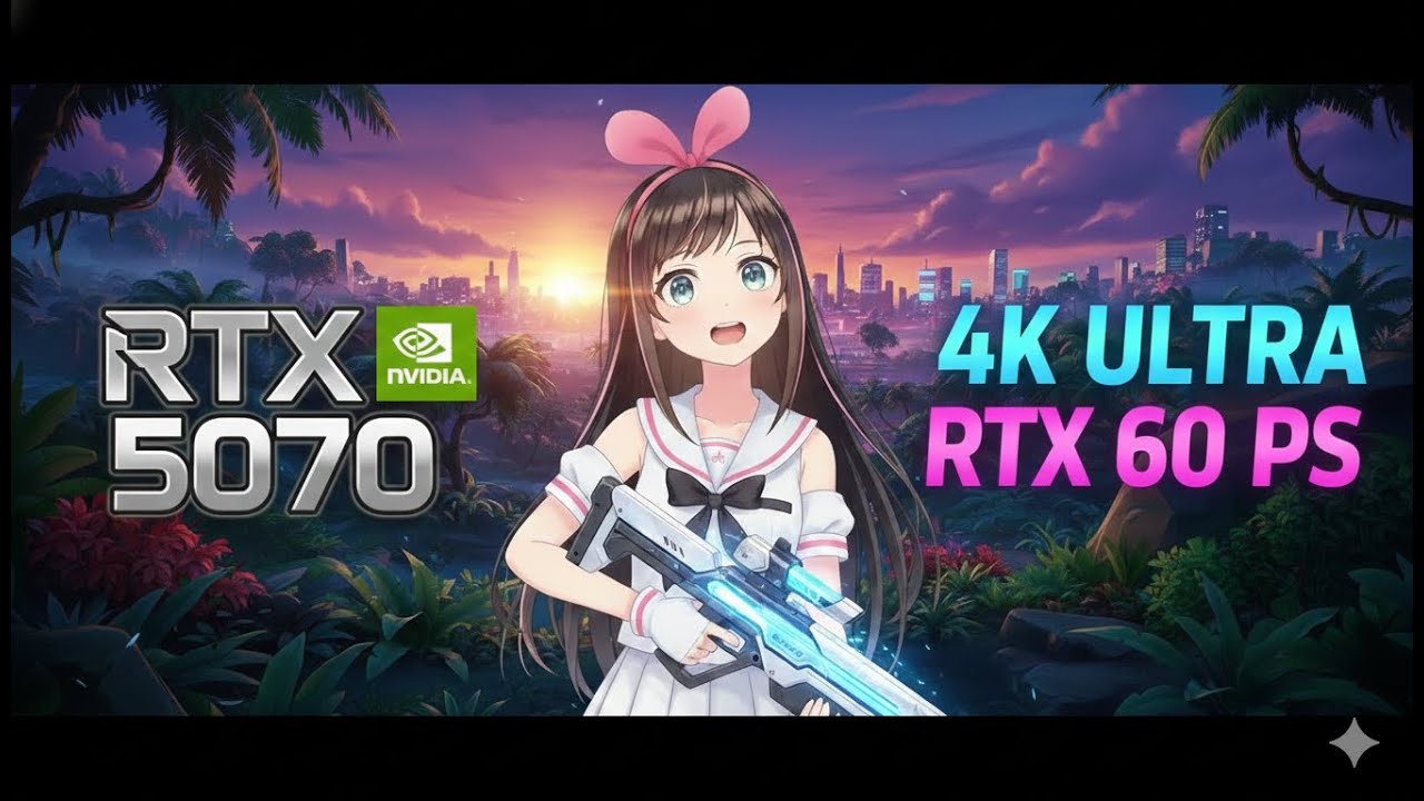 KIZUNA AI en 4K ULTRA 🌸 RTX 5070 | ¿La skin más bonita de Fortnite?