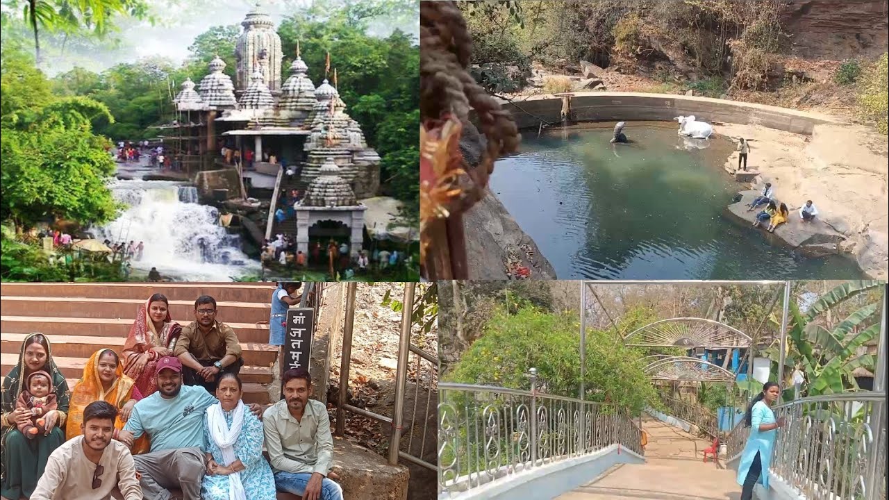 जतमाई घटारानी मंदिर और झरना Jatmai Ghatarani Tample And Waterfall Gariyaband Place THE INDIAN AKHIL 
