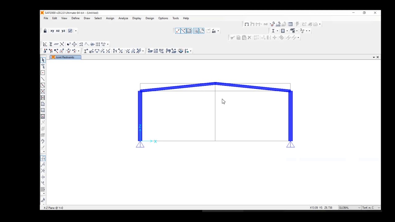 01- How to create a 3D Steel SAP model