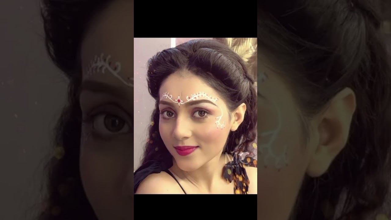 Radha Rani makeup ideas 🤩🦚&hearts;️#india #beautytips #makeuptutorial#radhamakeup  #subscribemychannel#make