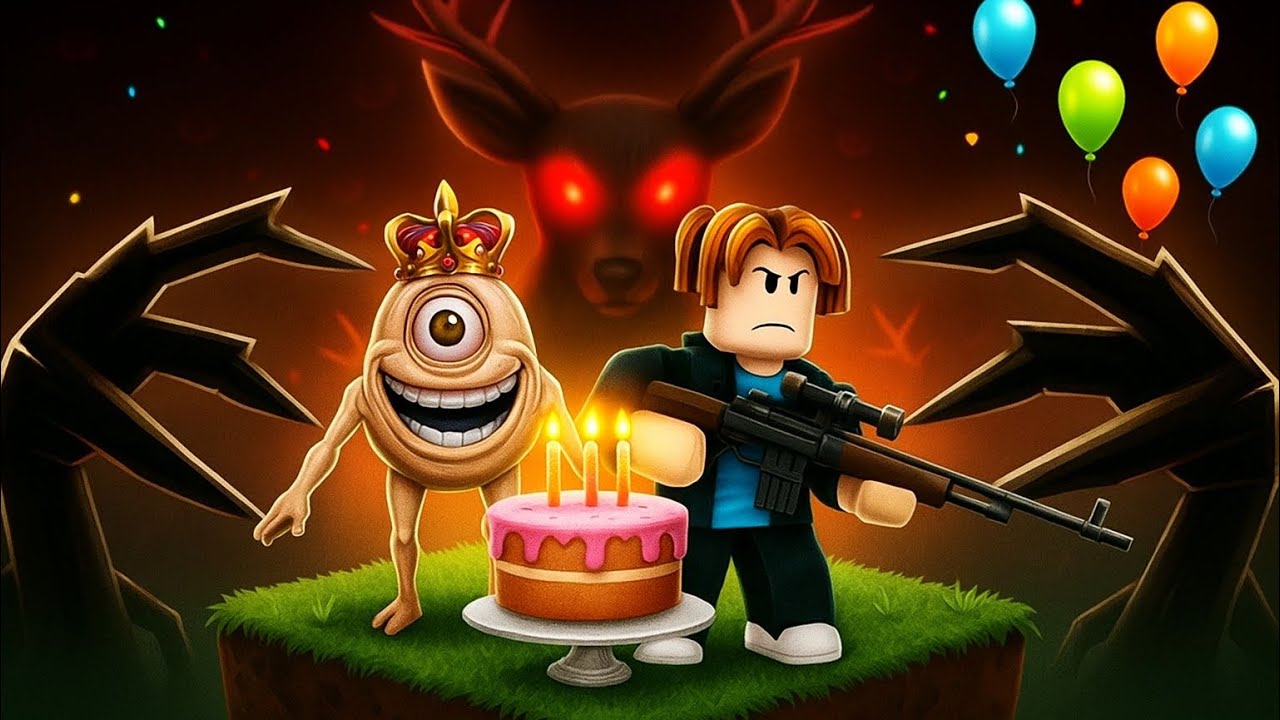 PARTY IN 99 NÄCHTE #roblox #99nightintheforest #viral #trending #funny #update #youtube #freefire 