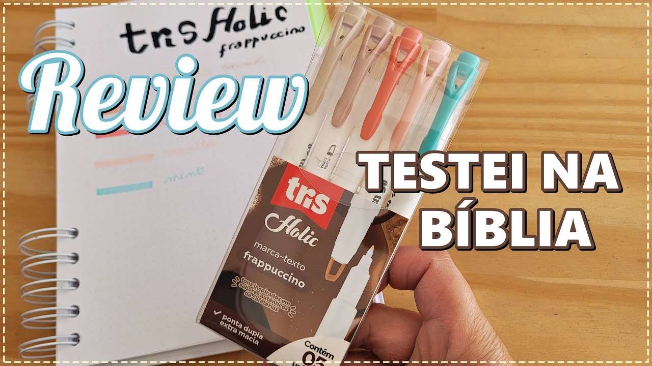 REVIEW - Marca-Texto Frappuccino - Tris