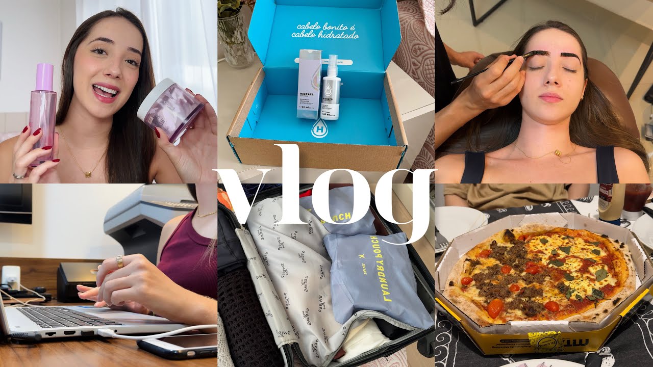 PRODUTOS ACABADOS DO MÊS, PREPARATIVOS PARA A VIAGEM, MALA, ROTINA REAL E RECEBIDO #vlog