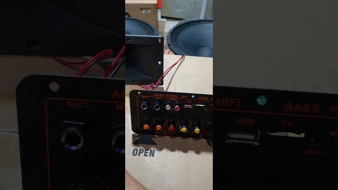D100 Bluetooth Amplifier Ang Lakas