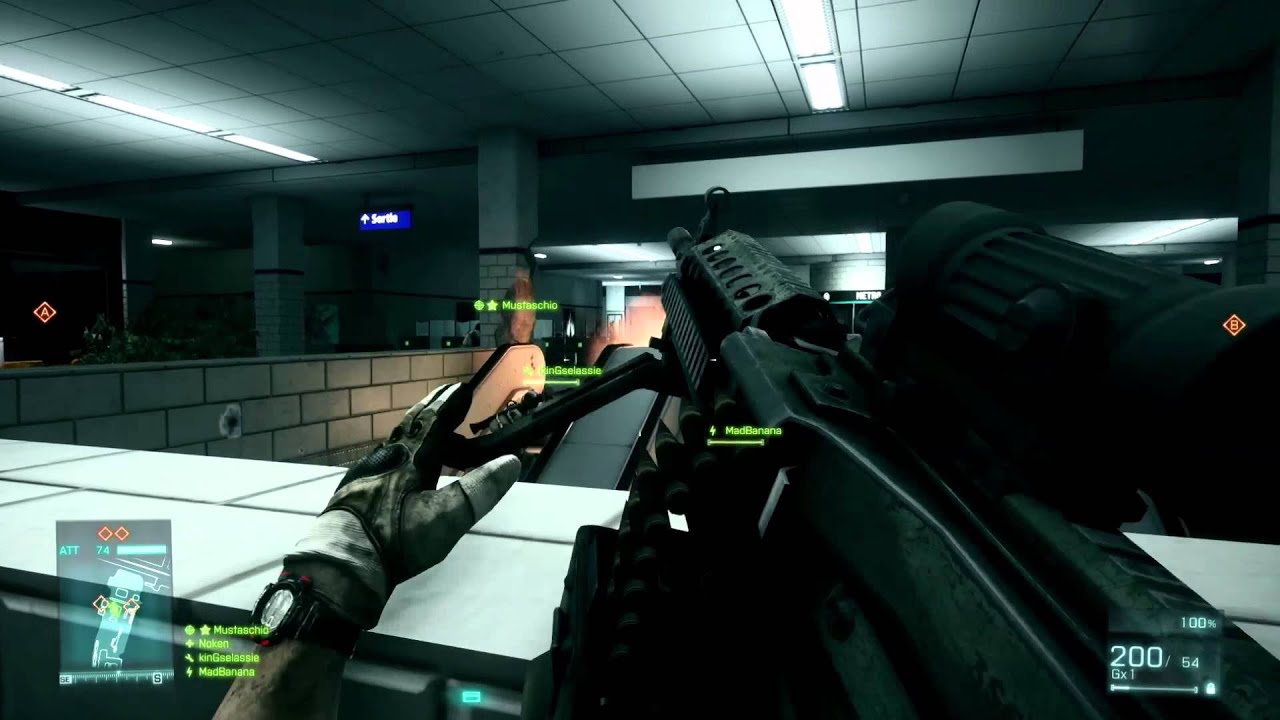 Battlefield 3: Paris Multiplayer Gameplay