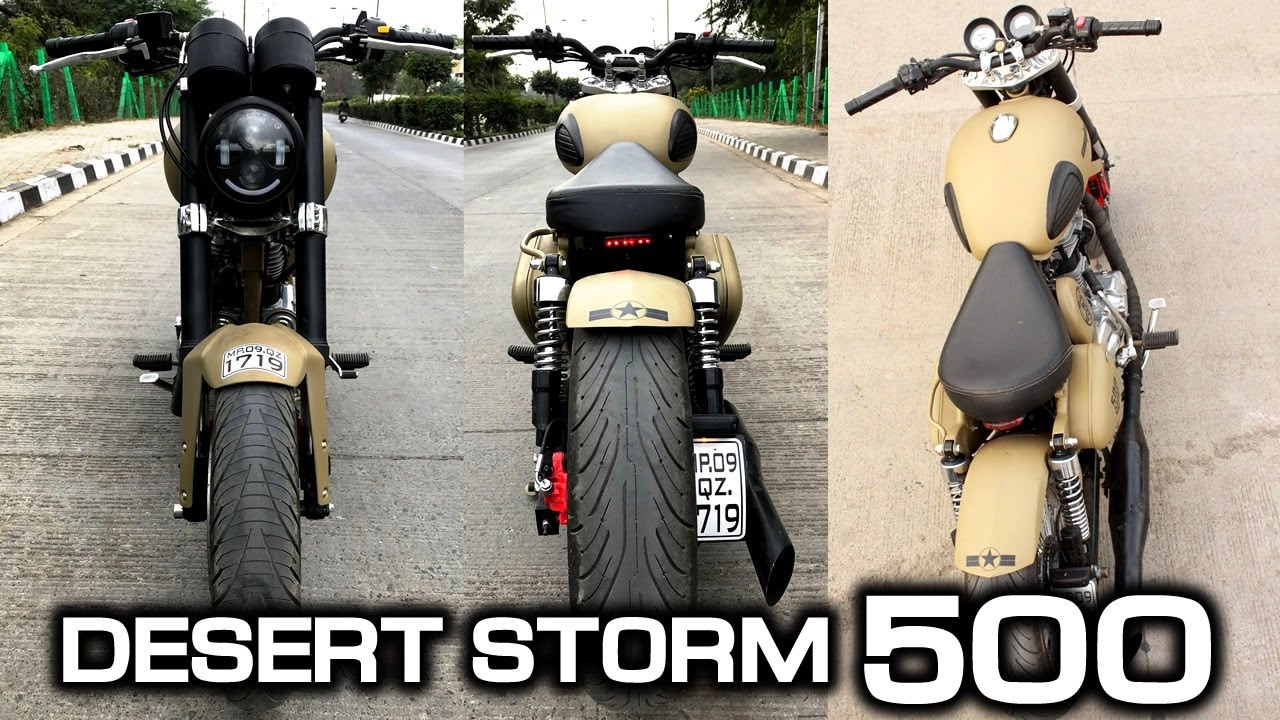 Royal Enfield Classic 500 Modified | RE Desert Storm Modification | Desert Storm Modified