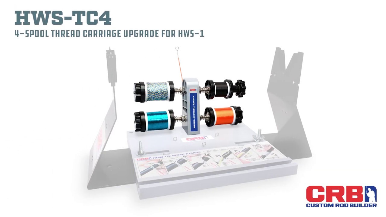 4-Spool Thread Carriage Upgrade (HWS-TC4) for CRB's Hand Wrapper System