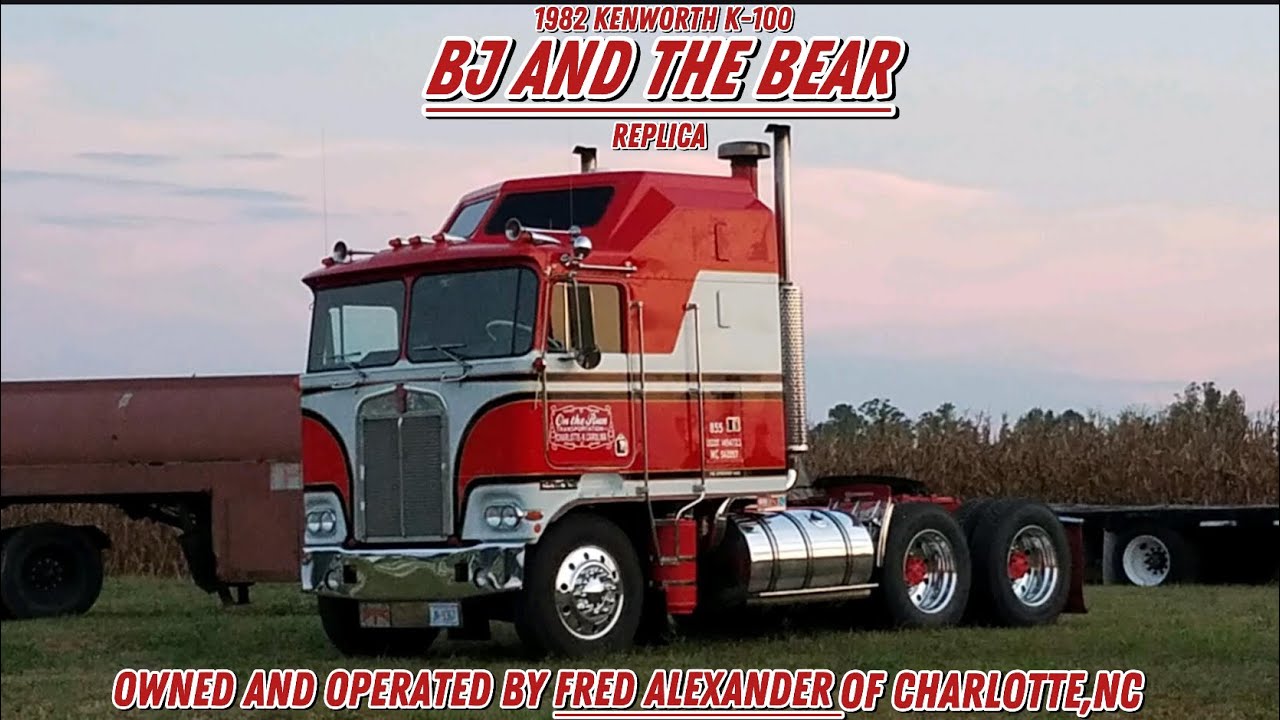 Турне грузовика-реплики KENWORTH K-100 BJ и Bear 1982 года и история создания