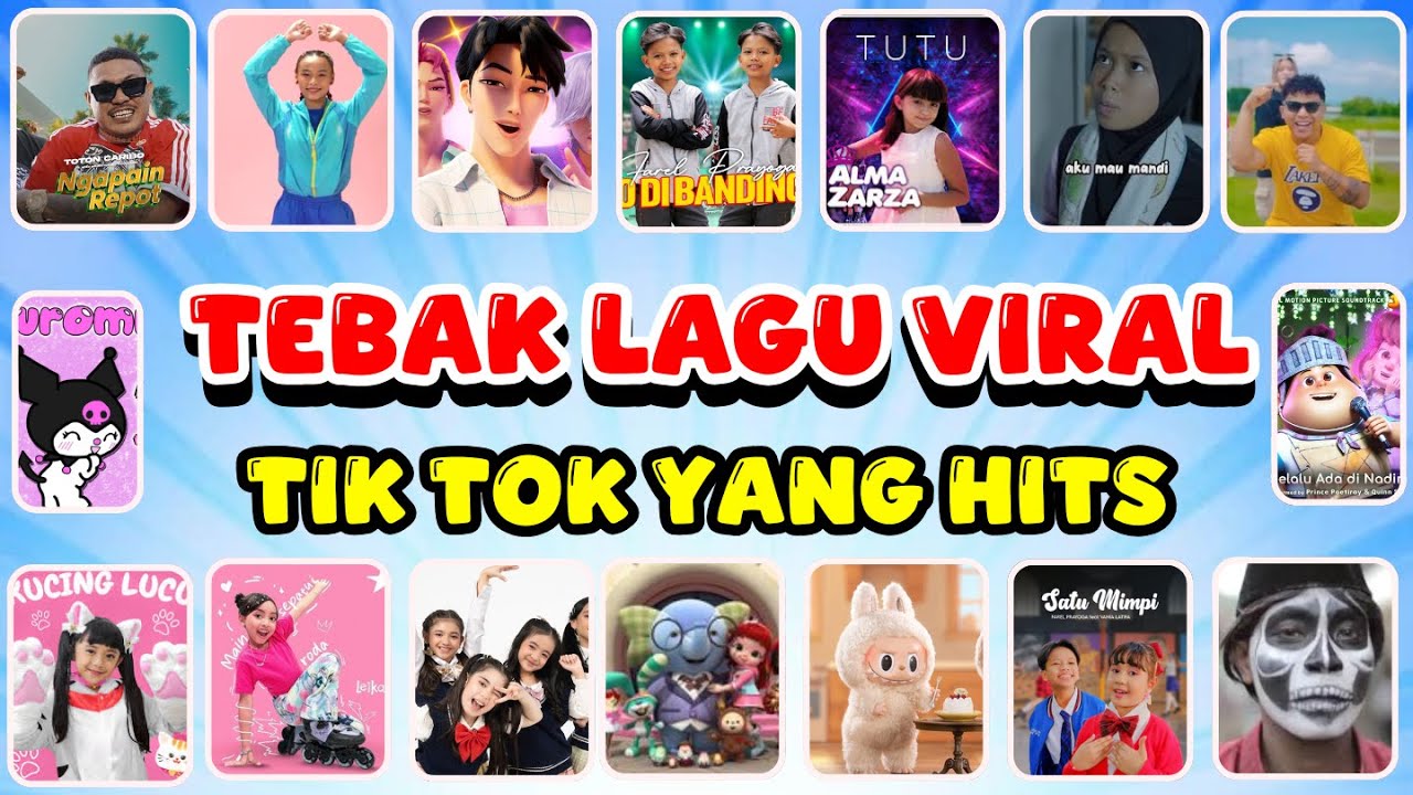 TEBAK LAGU VIRAL TIK TOK DAN HITS⁉️🎁😍Senam Anak Hebat. Tabola Bale, Satu Mimpi, Raibow Ruby,😍
