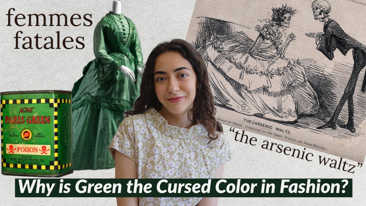 GREEN THE TOXIC COLOR | The Victorian Obsession with the Arsenic Color | BIZARRE FASHION HISTORY